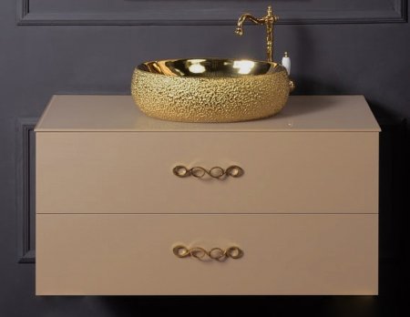 Столешница под раковину Boheme Armadi Art NeoArt 101 853-100-CP Cappucino 