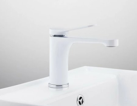 Смеситель для раковины Frap H45 F1045 Белый Хром 