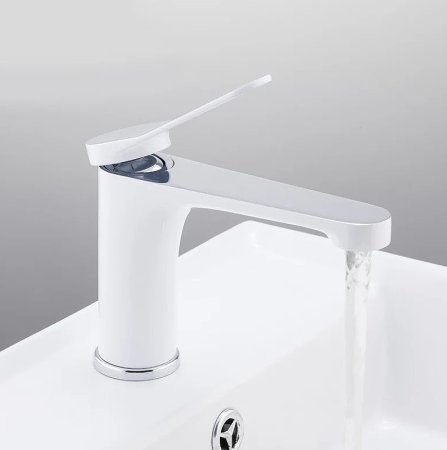 Смеситель для раковины Frap H45 F1045 Белый Хром 