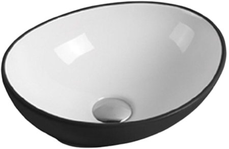 Раковина-чаша Comforty 41 7138BW 00004148154 Черная Белая 