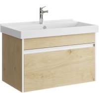 Тумба под раковину Aqwella Urban 80 URB0108DD подвесная Дуб Давос