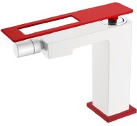 Смеситель для биде Boheme Q 146-WR Белый Красный