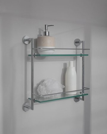 Стеклянная полка Allen Brau Priority 6.31015-00 Хром 