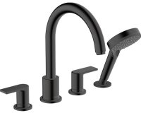 Смеситель на борт ванны Hansgrohe Vernis Shape 71459670 Черный матовый