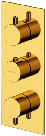 Душевая система Whitecross Y gold YSET11GL с термостатом Золото 