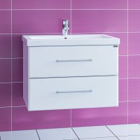 Тумба Санта Омега 70 подвесная с умывальником Фостер 70