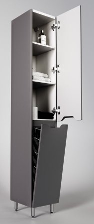 Колонна универсальная "Марелла" с корзиной, Люкс антискрейтч серый, PLUS 