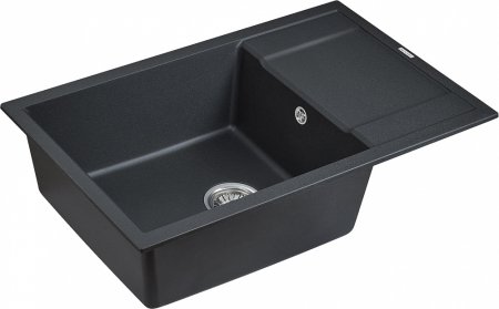 Мойка кухонная Paulmark PM317850-BL черная 