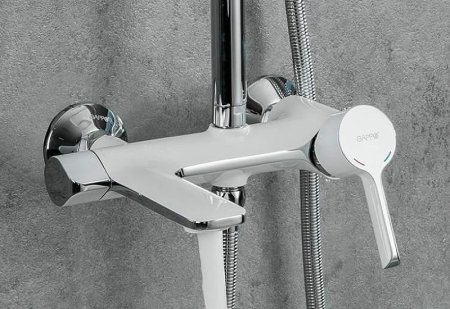 Душевая система Gappo G03-8 G2403-8 Белая Хром 