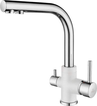 Смеситель Paulmark Es213011-WHCR для кухонной мойки 