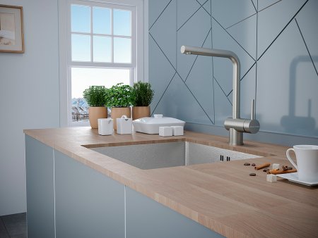 Смеситель Paulmark Spring Sp212067-SS для кухонной мойки 