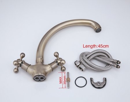 Смеситель для кухни Frap H19-4 F4219-4 Бронза 