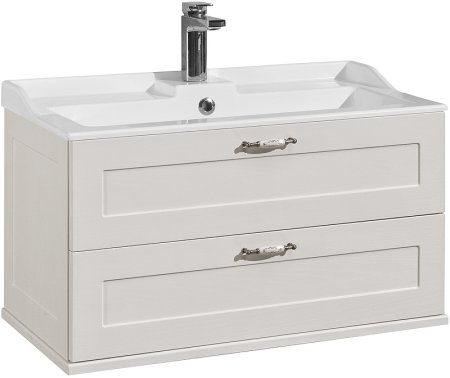 Тумба под раковину Aquaton Леон 80 1A186301LBPS0 подвесная Дуб белый 