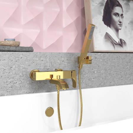 Смеситель для ванны Paini Lady 89OP105 Золото 