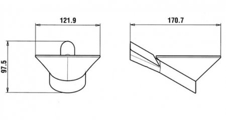 Мыльница Paini Morgana 73CR021VR Хром 