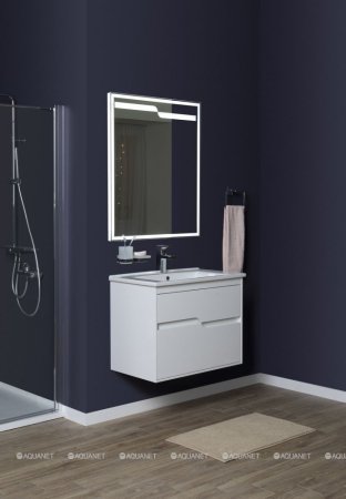 Зеркало Aquanet Модена 75 белый 