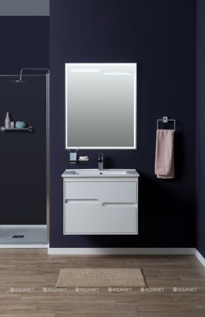 Зеркало Aquanet Модена 75 белый 