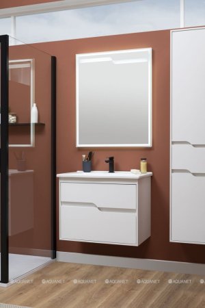 Зеркало Aquanet Модена 75 белый 