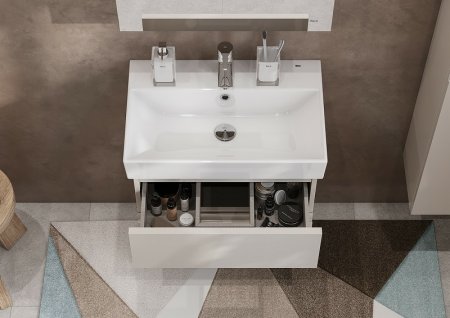 Тумба под раковину Roca Oleta 60 A857639515 подвесная Капучино 