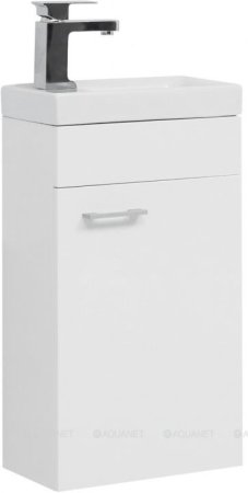 Тумба с раковиной Aquanet Нота R 40 (Moduo) белый 