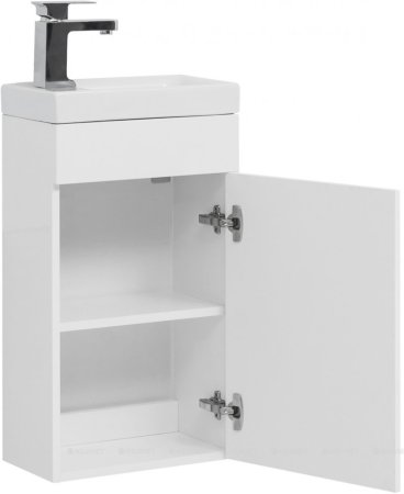 Тумба с раковиной Aquanet Нота R 40 (Moduo) белый 