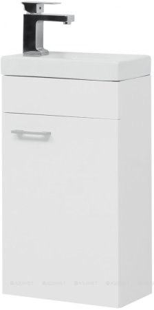 Тумба с раковиной Aquanet Нота R 40 (Moduo) белый 