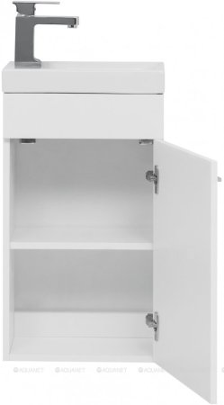 Тумба с раковиной Aquanet Нота R 40 (Moduo) белый 