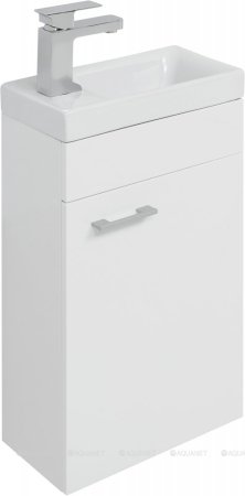 Тумба с раковиной Aquanet Нота R 40 (Moduo) белый 