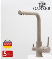 Cмеситель для кухни под фильтр GANZER REIN GZ16025M LIGHT BEIGE