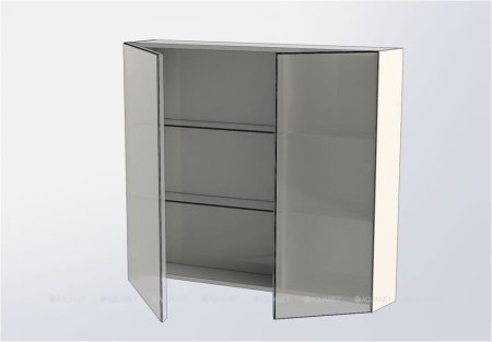 Зеркало-шкаф Aquanet Йорк 100 белый 