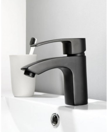 Cмеситель для раковины HANSEN H10009C Черный 