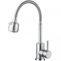 Смеситель для кухни с гибким изливом ViEiR V15022 Хром