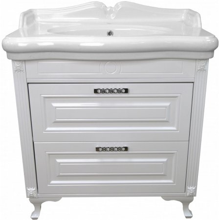 Тумба с раковиной Azario Magnolia 90/2 CS00069948 Белая 