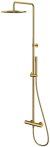 Душевая система Whitecross Y brushed gold Y1254GLB с термостатом Брашированное золото 