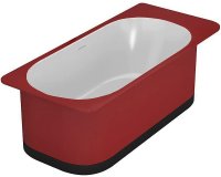 Ванна из искусственного камня Salini Ninfea 180х82 102721MRH покраска по RAL снаружи матовая