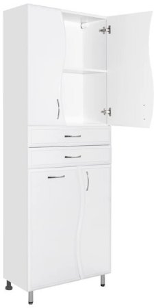 Шкаф пенал Style Line Волна 70 ЛС-000010050 Белый 