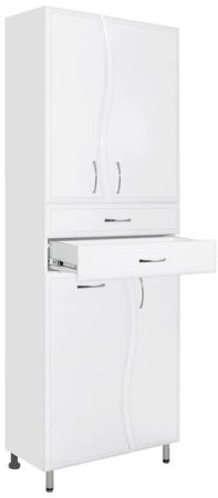 Шкаф пенал Style Line Волна 70 ЛС-000010050 Белый 