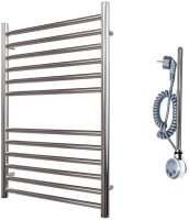 Электрический полотенцесушитель Point Аврора PN10158SE П12 500x800 левый/правый Хром