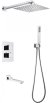 Душевая система Abber Daheim AF8250 с термостатом Хром 