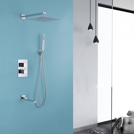 Душевая система Abber Daheim AF8250 с термостатом Хром 