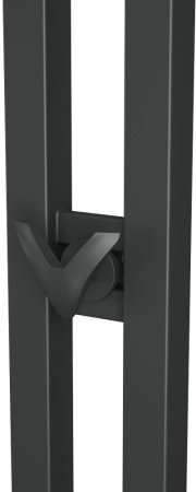 Полотенцесушитель электрический (I-образный) Bauedge Stella Square DB-0080, 13x160 см 
