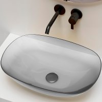 Раковина-чаша Abber Kristall 54 AT2809Perle прозрачная