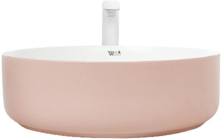 Раковина-чаша WeltWasser Elbach M3134 PW 35 10000004520 Розовая Белая 