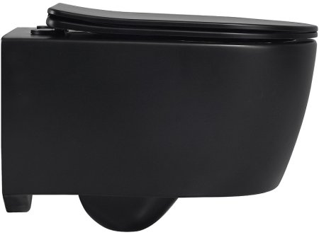 Унитаз Abber Bequem AC1104MB подвесной Черный матовый с сиденьем Микролифт 