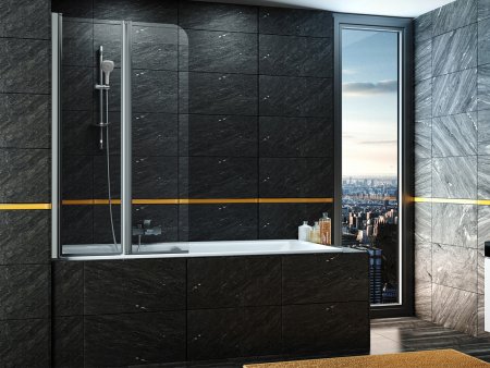 Шторка на ванну Excellent Axel 80 L 