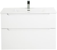 Тумба с раковиной BelBagno ETNA-H60-1000-2C-SO-BL-P Bianco Lucido