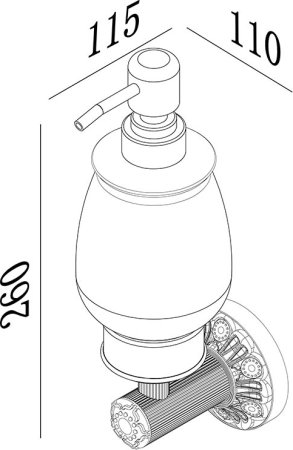 Дозатор Zorg Antic А 46 BR 