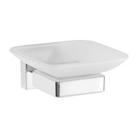 Мыльница Omnires Lift 8159CR хром/белый