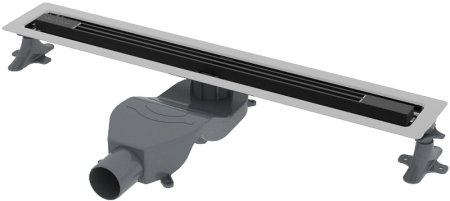 Душевой лоток Boheme B&T Infinity 80 981-80-B с Черной решеткой 