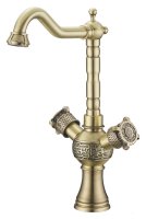 Смеситель для кухонной мойки Zorg Antic A 3004K-BR